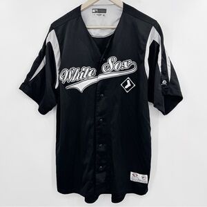 Genuine Merchandise Chicago White Sox Dynasty Jersey Embroidered Black Sz Large